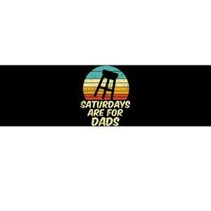 Barstool Saturdays Are For Dads Retro Fathers Day Daddy Papa Bumper Sticker