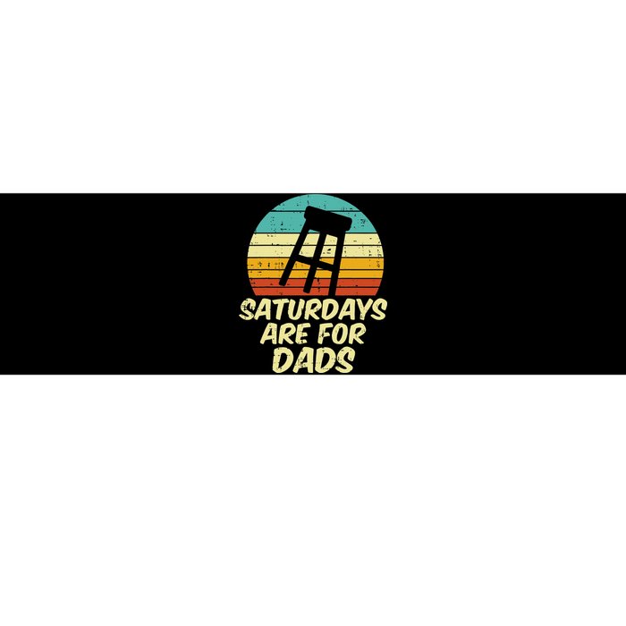 Barstool Saturdays Are For Dads Retro Fathers Day Daddy Papa Bumper Sticker