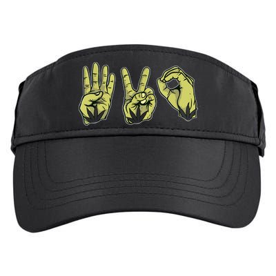 Best Stoner Artwork 420 Marijuana Gift Weed Lover Reefer Adult Drive Performance Visor