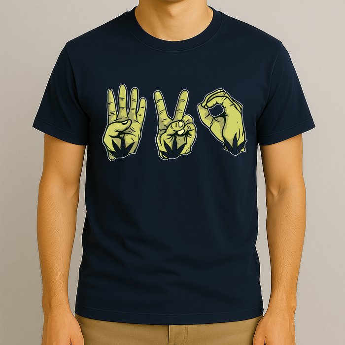 Best Stoner Artwork 420 Marijuana Gift Weed Lover Reefer T-Shirt