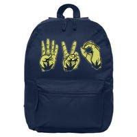 Best Stoner Artwork 420 Marijuana Gift Weed Lover Reefer 16 in Basic Backpack