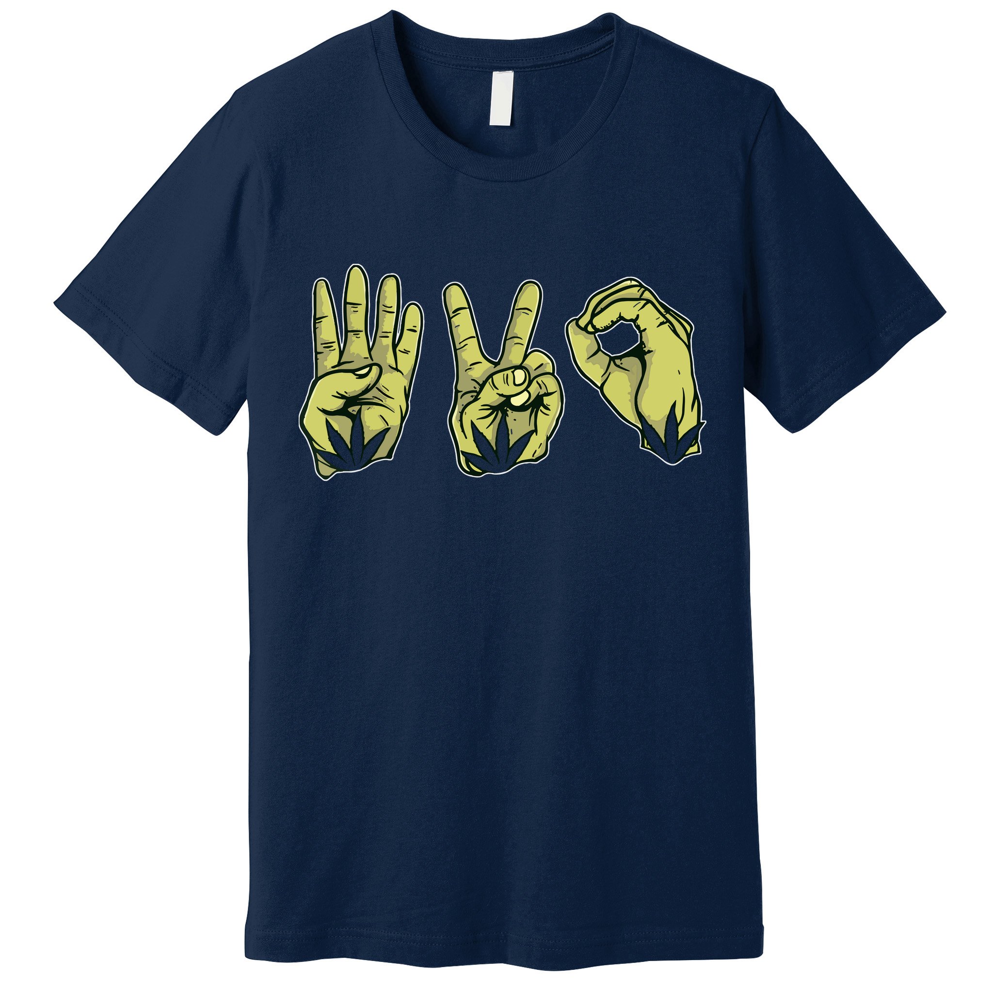 Best Stoner Artwork 420 Marijuana Gift Weed Lover Reefer Premium T-Shirt
