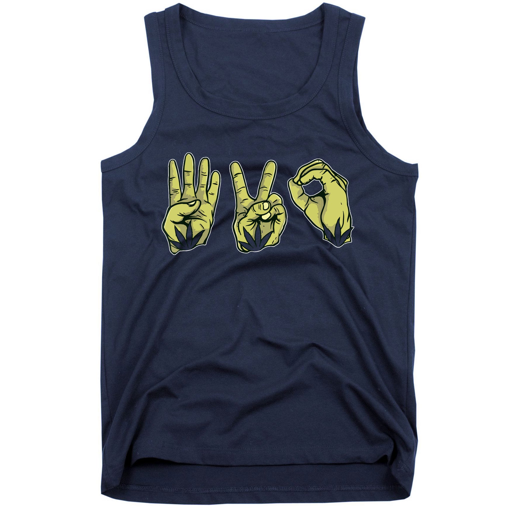Best Stoner Artwork 420 Marijuana Gift Weed Lover Reefer Tank Top