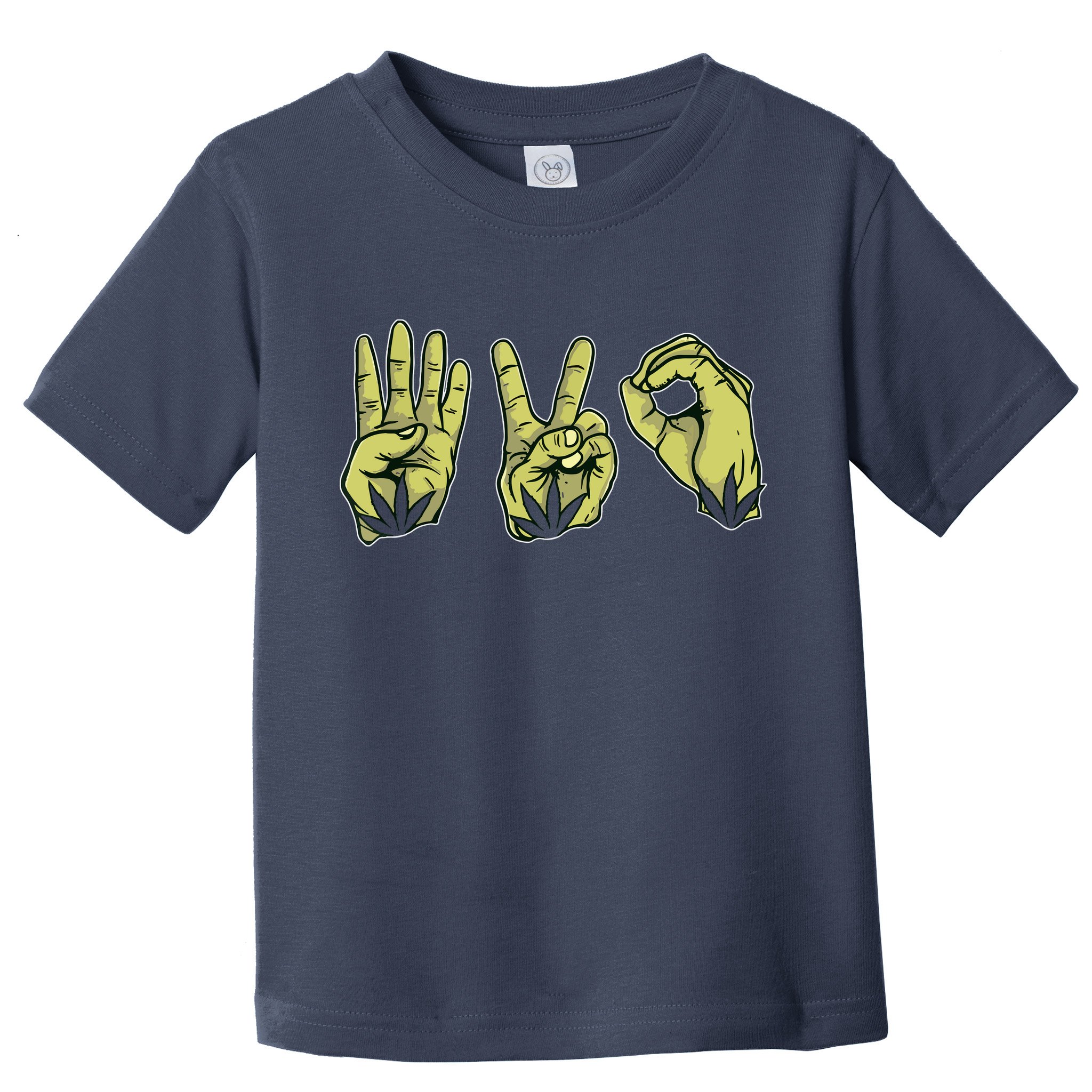 Best Stoner Artwork 420 Marijuana Gift Weed Lover Reefer Toddler T-Shirt