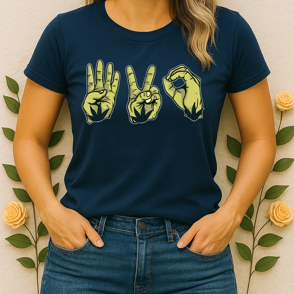 Best Stoner Artwork 420 Marijuana Gift Weed Lover Reefer Womens T-Shirt