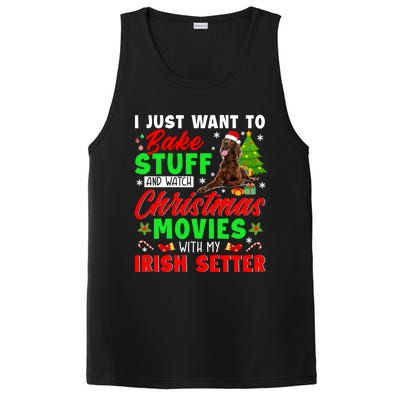 Bake Stuff And Watch Christmas Movies With My Irish Setter Gift PosiCharge Competitor Tank