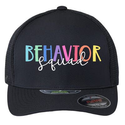 BEHAVIOR SQUAD ABA Therapist RBT Therapy Behaviour Team Flexfit Unipanel Trucker Cap