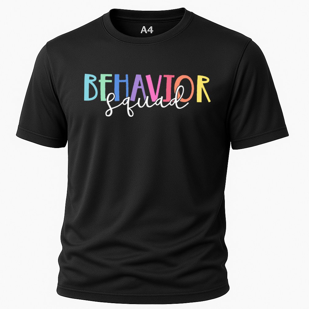 BEHAVIOR SQUAD ABA Therapist RBT Therapy Behaviour Team Cooling Performance Crew T-Shirt