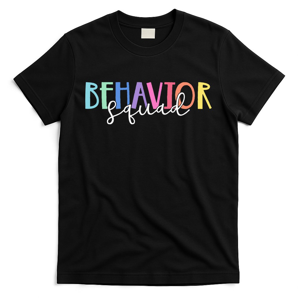 BEHAVIOR SQUAD ABA Therapist RBT Therapy Behaviour Team T-Shirt