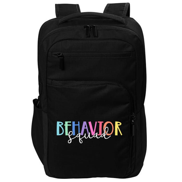 BEHAVIOR SQUAD ABA Therapist RBT Therapy Behaviour Team Impact Tech Backpack
