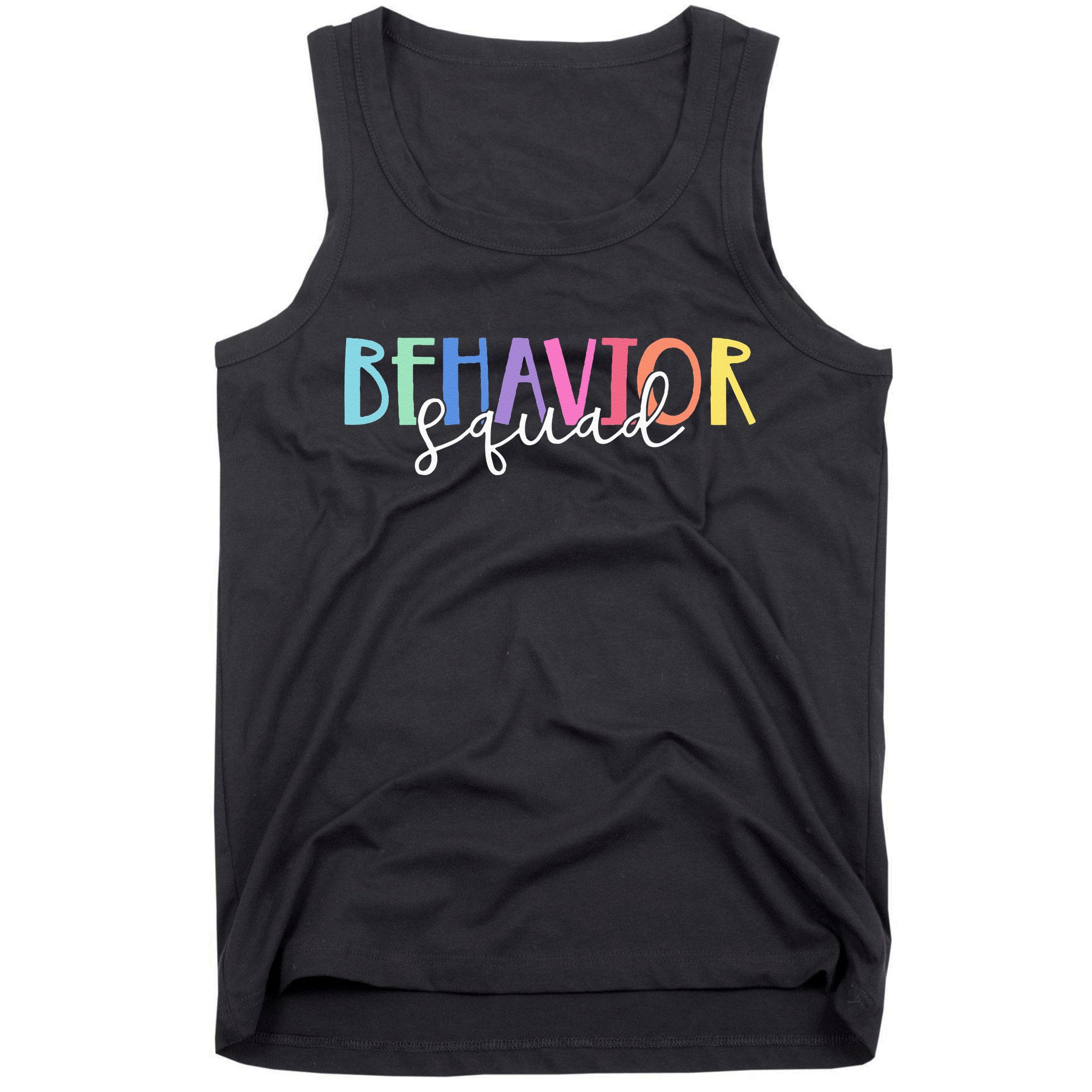 BEHAVIOR SQUAD ABA Therapist RBT Therapy Behaviour Team Tank Top