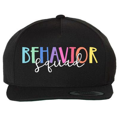 BEHAVIOR SQUAD ABA Therapist RBT Therapy Behaviour Team Wool Snapback Cap