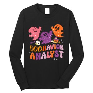 Boohavior Squad Analyst Squad ABA Therapist Halloween Long Sleeve Shirt