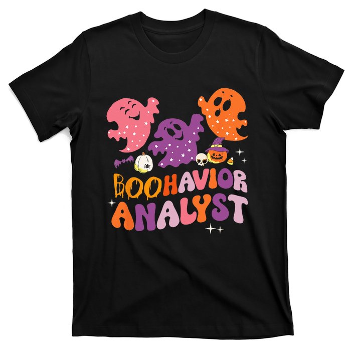 Boohavior Squad Analyst Squad ABA Therapist Halloween T-Shirt