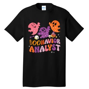 Boohavior Squad Analyst Squad ABA Therapist Halloween Tall T-Shirt