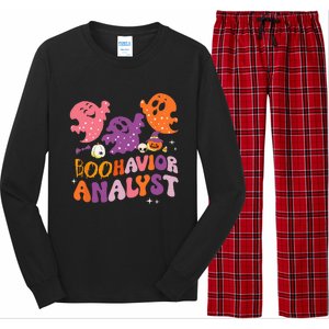 Boohavior Squad Analyst Squad ABA Therapist Halloween Long Sleeve Pajama Set