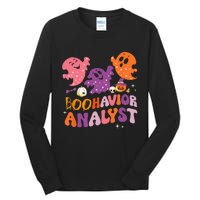 Boohavior Squad Analyst Squad ABA Therapist Halloween Tall Long Sleeve T-Shirt