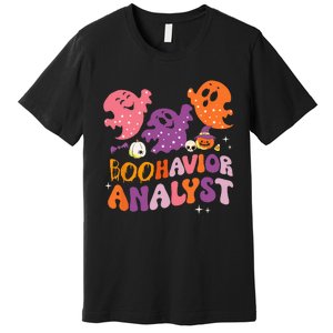 Boohavior Squad Analyst Squad ABA Therapist Halloween Premium T-Shirt