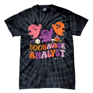 Boohavior Squad Analyst Squad ABA Therapist Halloween Tie-Dye T-Shirt