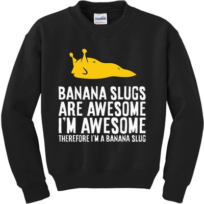 B.A.N.A.N.A Slugs Are Awesome Kids Sweatshirt