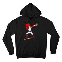 Baseballer Sports Athlete Dabbing Baseball Player Hoodie