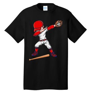 Baseballer Sports Athlete Dabbing Baseball Player Tall T-Shirt