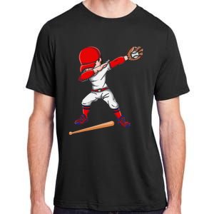 Baseballer Sports Athlete Dabbing Baseball Player Adult ChromaSoft Performance T-Shirt