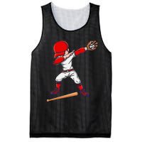 Baseballer Sports Athlete Dabbing Baseball Player Mesh Reversible Basketball Jersey Tank