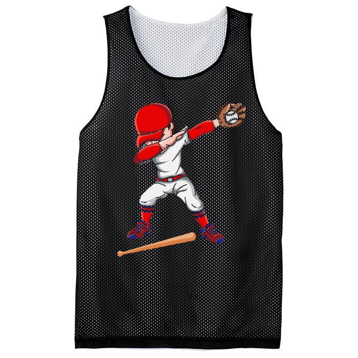 Baseballer Sports Athlete Dabbing Baseball Player Mesh Reversible Basketball Jersey Tank