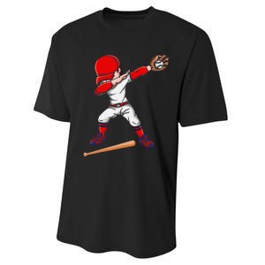 Baseballer Sports Athlete Dabbing Baseball Player Performance Sprint T-Shirt