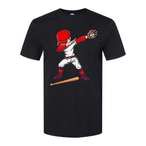 Baseballer Sports Athlete Dabbing Baseball Player Softstyle CVC T-Shirt