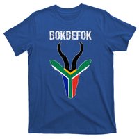 Bokbefok South African Rugby Bokke South Africa Flag Colours T-Shirt