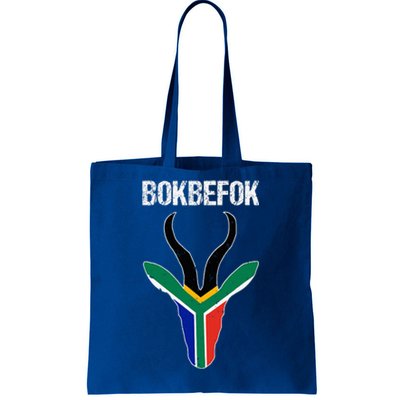 Bokbefok South African Rugby Bokke South Africa Flag Colours Tote Bag