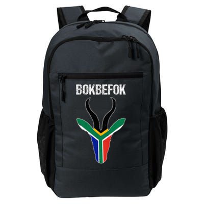 Bokbefok South African Rugby Bokke South Africa Flag Colours Daily Commute Backpack