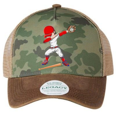 Baseballer Sports Athlete Dabbing Baseball Player Legacy Tie Dye Trucker Hat