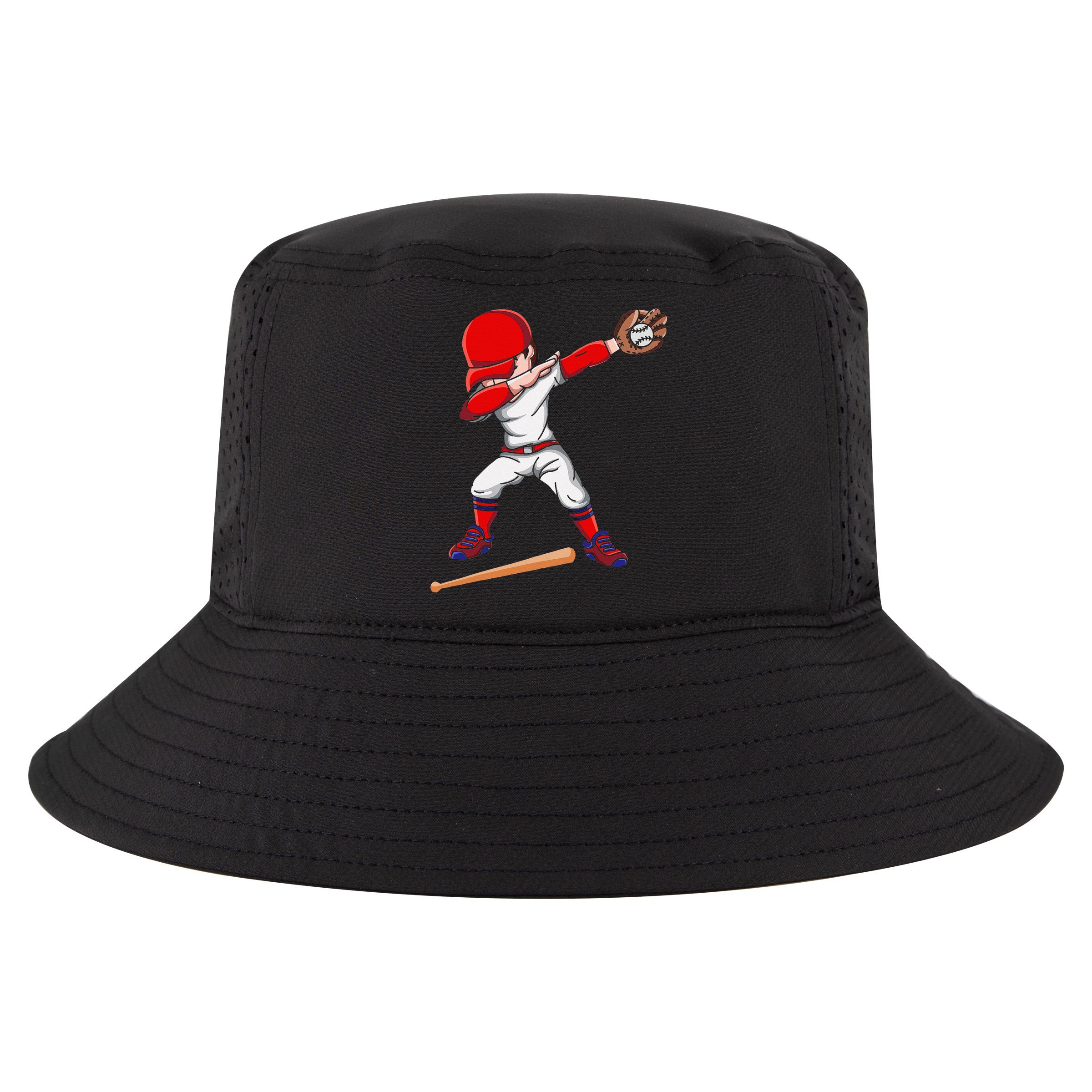 Baseballer Sports Athlete Dabbing Baseball Player Cool Comfort Performance Bucket Hat