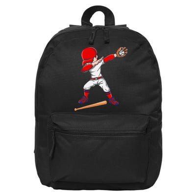 Baseballer Sports Athlete Dabbing Baseball Player 16 in Basic Backpack