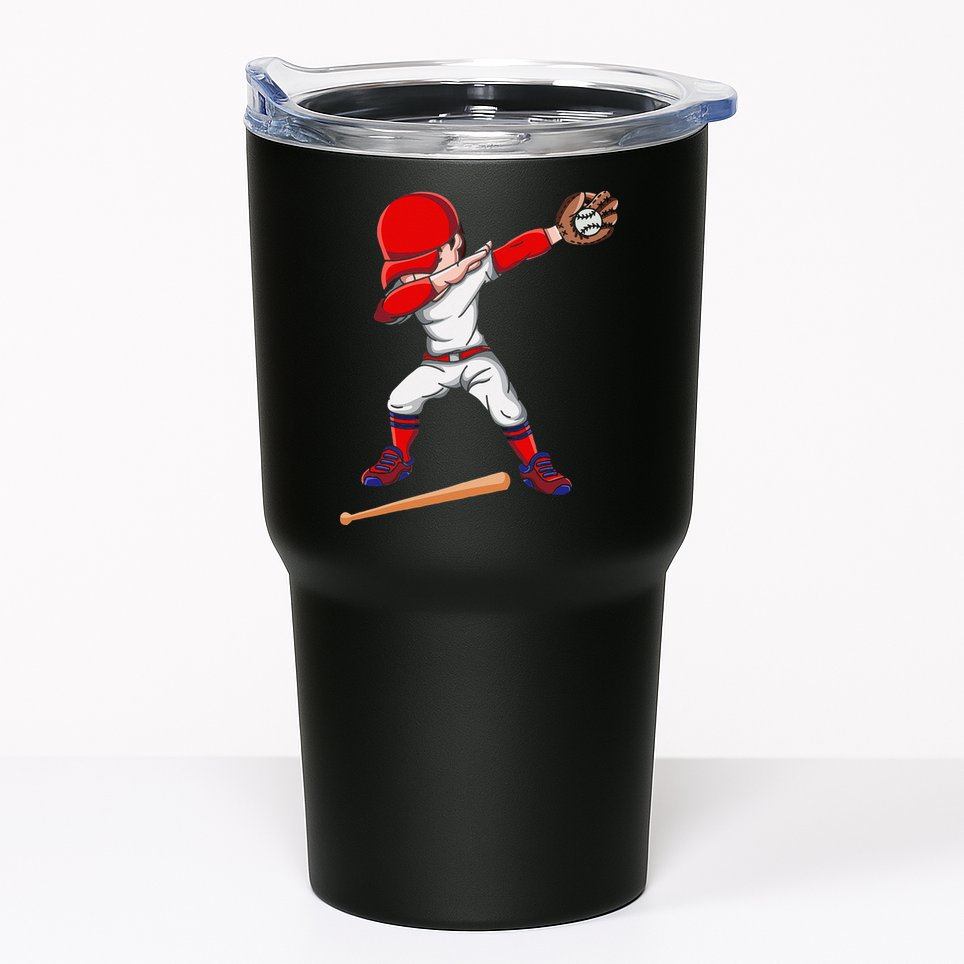 Baseballer Sports Athlete Dabbing Baseball Player Tumbler