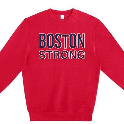 Boston Strong American Patriotic Premium Crewneck Sweatshirt