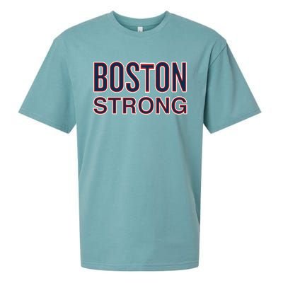 Boston Strong American Patriotic Sueded Cloud Jersey T-Shirt