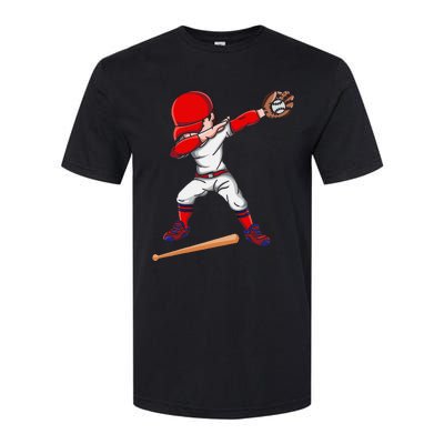 Baseballer Sports Athlete Dabbing Baseball Player Softstyle® CVC T-Shirt