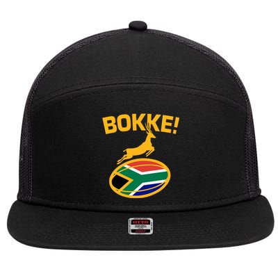 Bokke South African Rugby Fan 7 Panel Mesh Trucker Snapback Hat