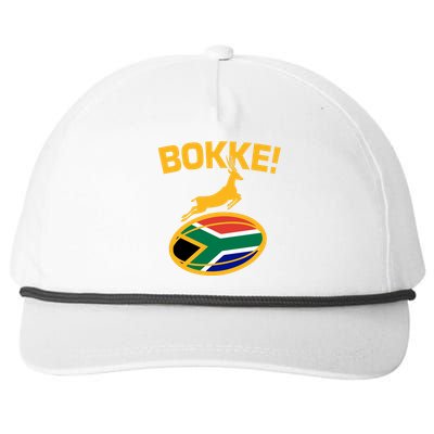 Bokke South African Rugby Fan Snapback Five-Panel Rope Hat