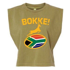 Bokke South African Rugby Fan Garment-Dyed Women's Muscle Tee