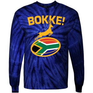 Bokke South African Rugby Fan Tie-Dye Long Sleeve Shirt