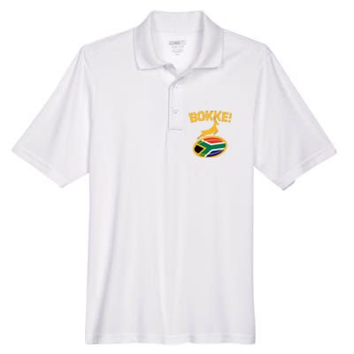 Bokke South African Rugby Fan Men's Origin Performance Piqué Polo