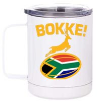 Bokke South African Rugby Fan 12 oz Stainless Steel Tumbler Cup