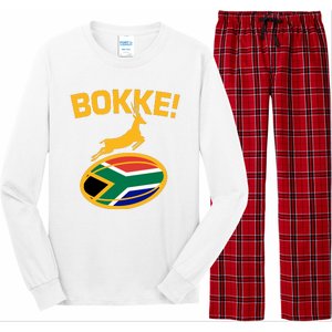 Bokke South African Rugby Fan Long Sleeve Pajama Set