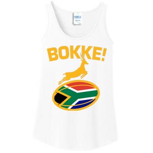 Bokke South African Rugby Fan Ladies Essential Tank