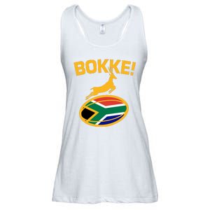 Bokke South African Rugby Fan Ladies Essential Flowy Tank